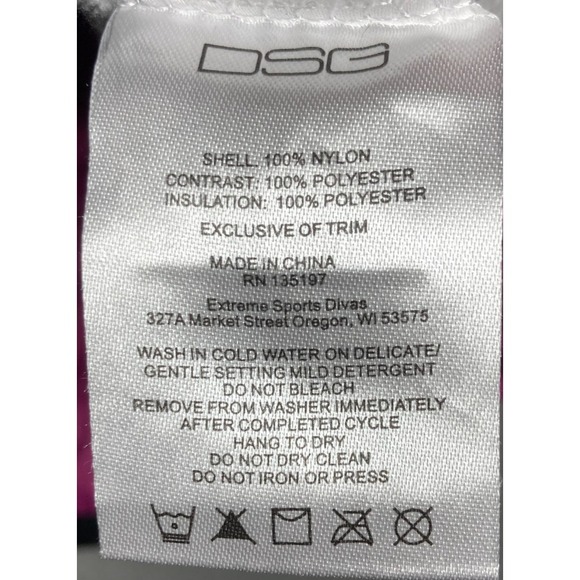 DSG Realtree Camo Quilted Jacket Womens Medium Pink Hooded Full Zip Outdoors - Picture 6 of 10